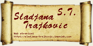Slađana Trajković vizit kartica